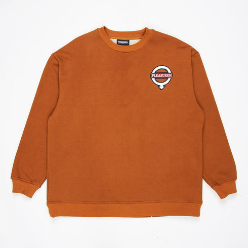 PLEASURES LANGUAGE CREWNECK Mens Apparel - MENS APPAREL